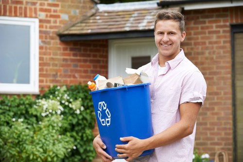 Sorting and categorizing items during a home clearance in Tring